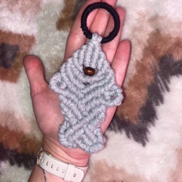 Hand Crafted Macrame Custom Fish Charm Wall Art - Picture 8 of 10